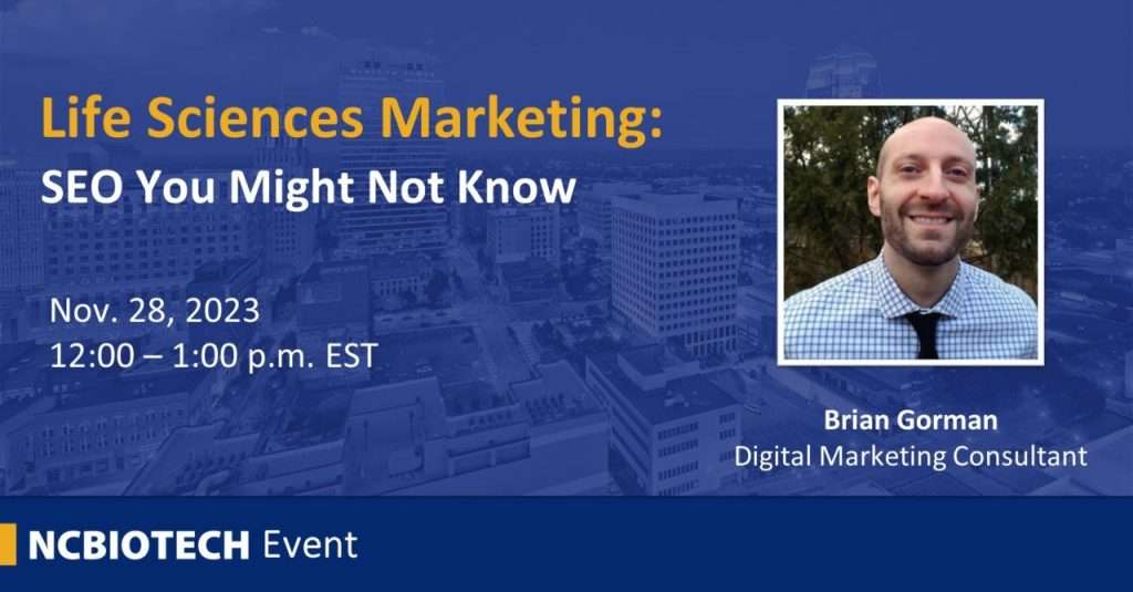 NCBiotech Marketing Group Presentation